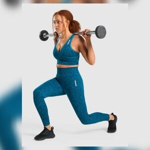 Gymshark Adapt Animal Seamless Leggings And Top XL Set